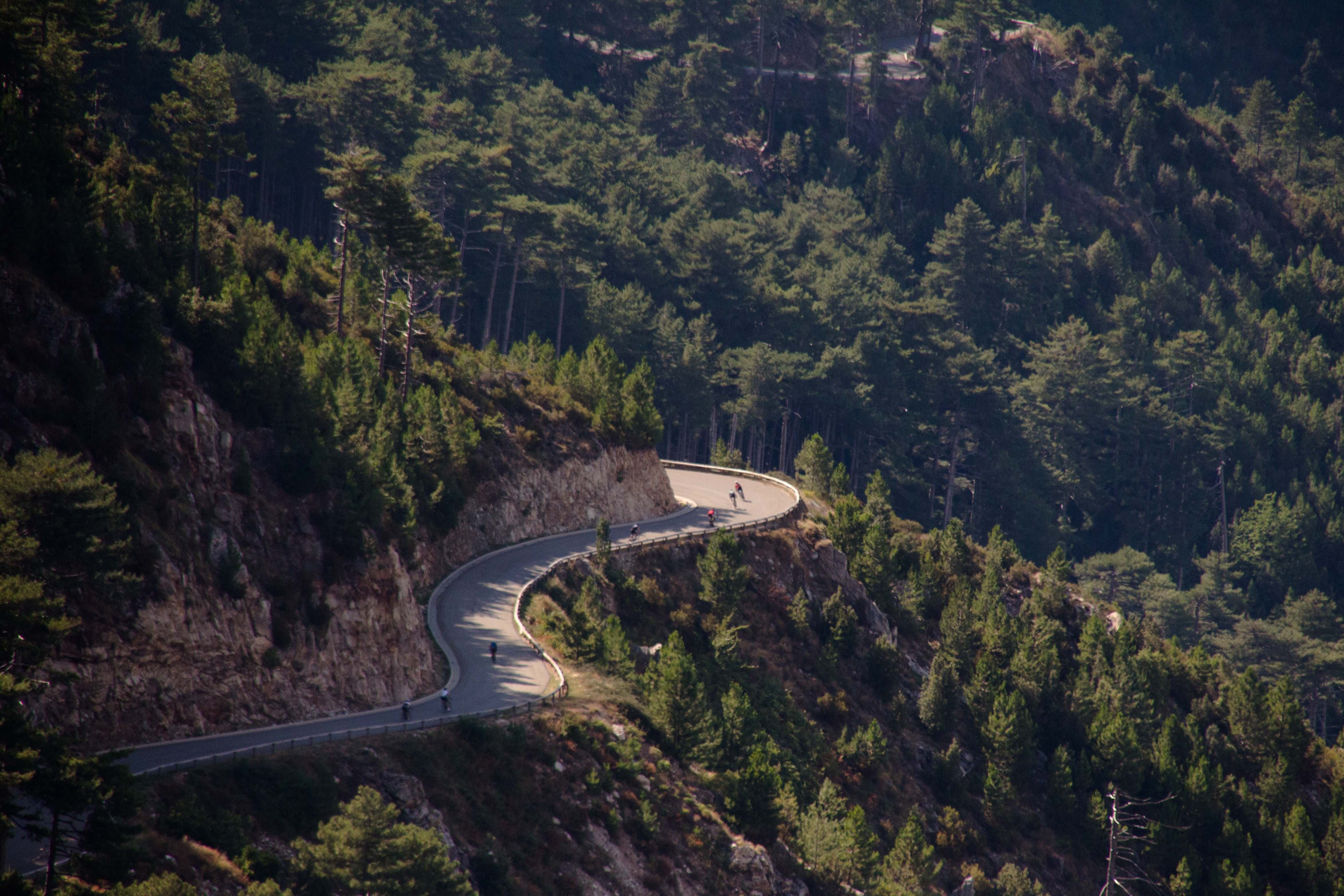 Down Col du Sorba in the sunshine